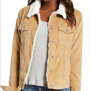 Thread & Supply Fleece Lined Corduroy Jacket